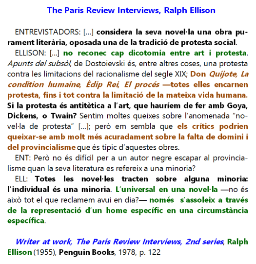 The Paris Review Interviews, Ralph Ellison